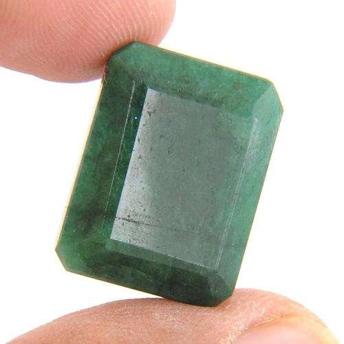 35.15 Ct Certified Brazilian Mines Natural Emerald Gemstone