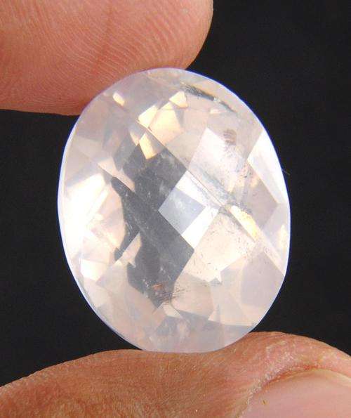 30.05 Ct Certified Oval Shape Rose Quartz Loose Gemstone