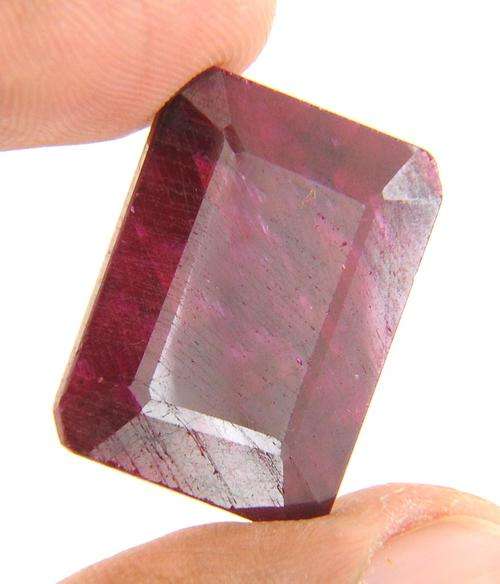 IGLI Certified 45.25 Ct Precious Octagonal Step Cut Ruby Gemstone