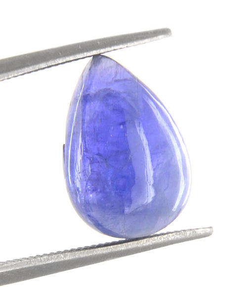 5.34 Ct Certified Pear Cabochon Shape Tanzanite Gemstone