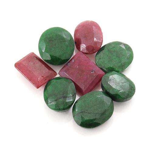 75 Ct Precious Emerald and Ruby Gemstone Lot