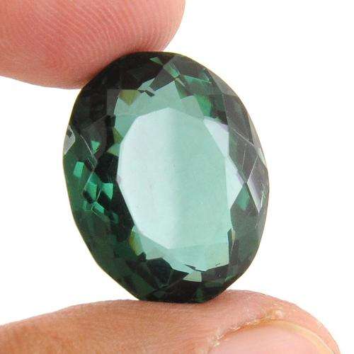 25.37 Carat Certified Hydro Green Amethyst Gemstone