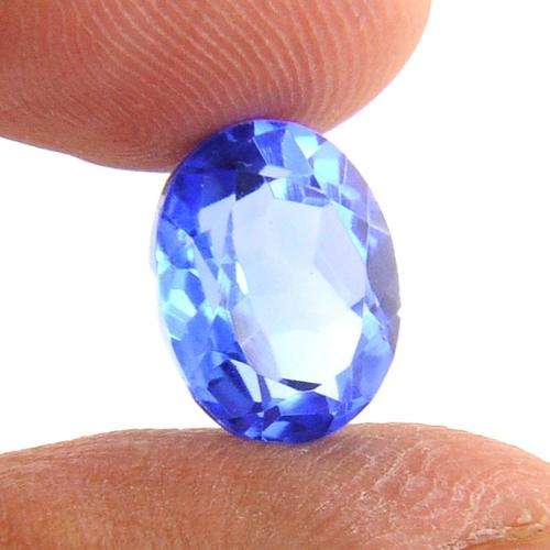 6.21 Ct Certified Oval Mixed Cut Blue Topaz Gemstone