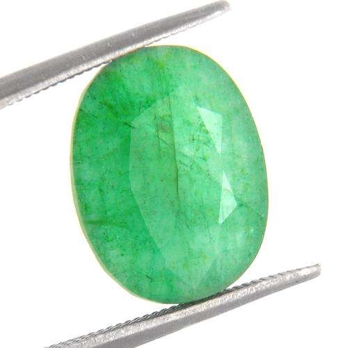 6.44 Carat Certified Emerald Gemstone