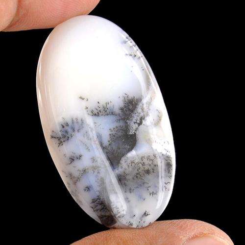 78 Ct Oval Shape Dendrite Opal Gemstone