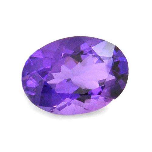 12.55 Ct Certified Oval Mixed Cut  Amethyst Gemstone
