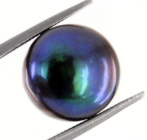 3.39 Carat Certified  Black Pearl Gemstone