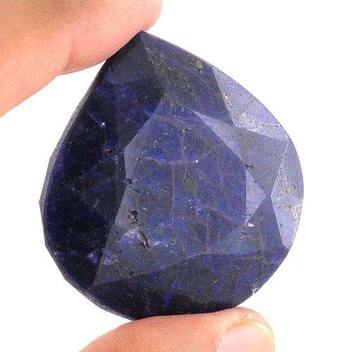358.60 Ct Certified Blue Sapphire Gemstone from India