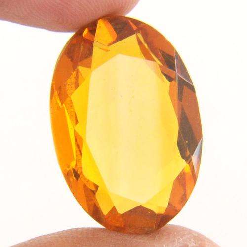 32 Carat Oval Shape Hydro Citrine Gemstone