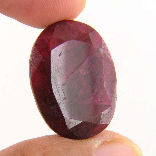 49.90 Carat Certified Oval Shape Ruby Gemstone
