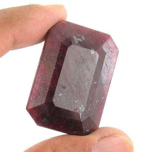 208.60 Ct Certified Octagonal Step Cut Ruby Gemstone