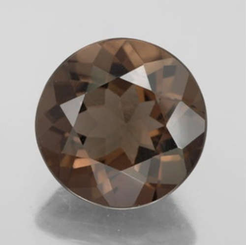 Natural Smoky Quartz AAA Quality Faceted Round 6 mm 1 pc Loose Gemstone