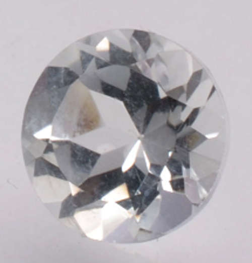 Natural White Topaz AAA Quality Faceted Round 5 mm 1 pc Loose Gemstone