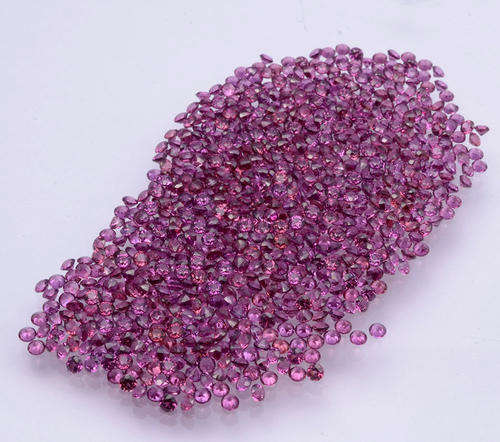 Natural Rhodolite AAA Quality Faceted Round 1.25 mm 25 pcs Lot Loose Gemstone