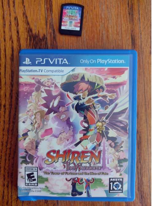 Shiren: Wanderer Tower of Fortune and Dice of Fate PSV Game