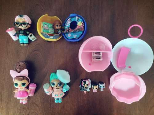 Collection of different LOL Surprise Dolls (Toys)