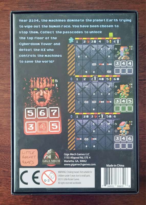 [SALE] Cyberdoom Tower - A Solo and Co-op Futuristic Dungeon Delve Experience Card Game (USA Import)
