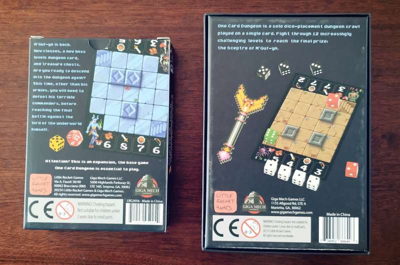 [SALE] One Card Dungeon + One Card Dungeon Expansion M`GUF-YN Returns Card Game (USA Import)