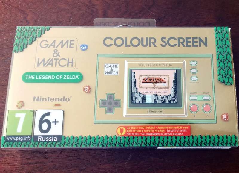 Nintendo Game & Watch: The Legend of Zelda + Bag