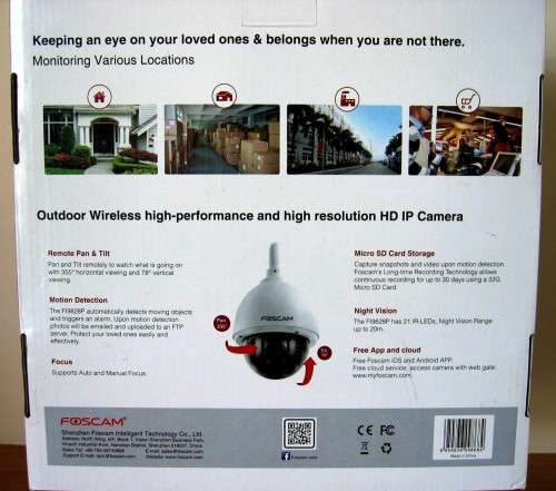 Foscam FI9828P PTZ (Pan/Tilt/Zoom) HD Outdoor IP Camera