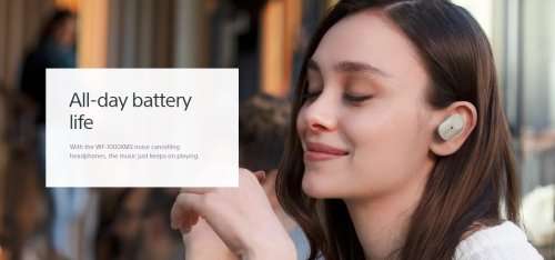 Sony Wireless noise-canceling earphones