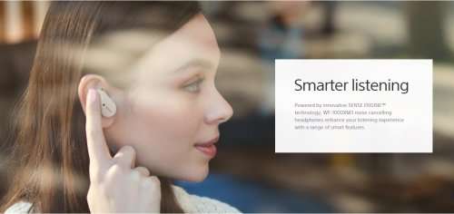 Sony Wireless noise-canceling earphones