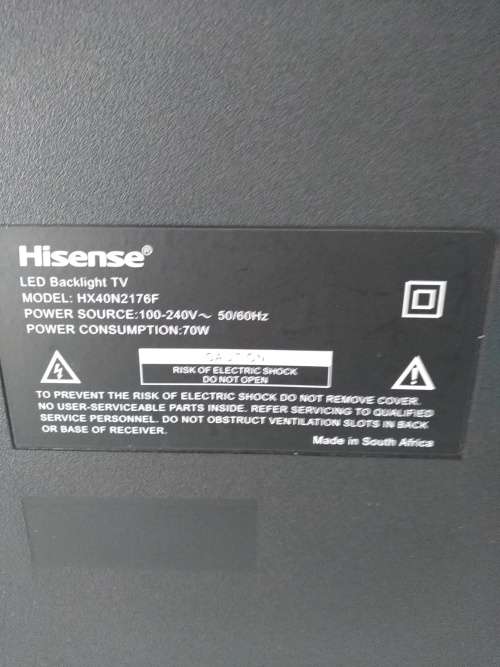 Hisense 40 FHD  N2176 | HX40N2176F TV