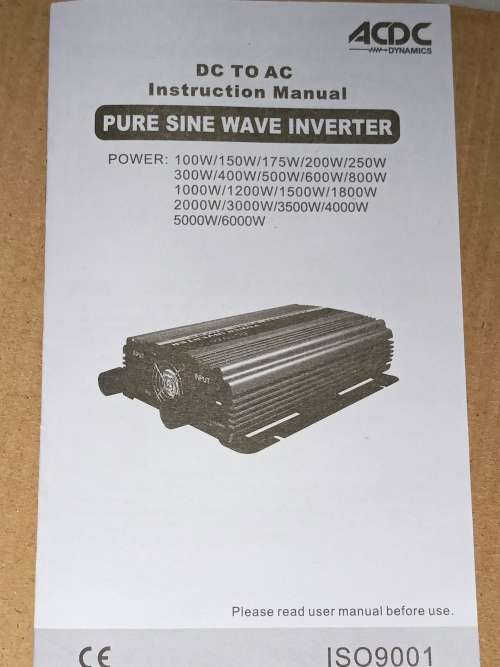 Inverter DC AC power 3000W