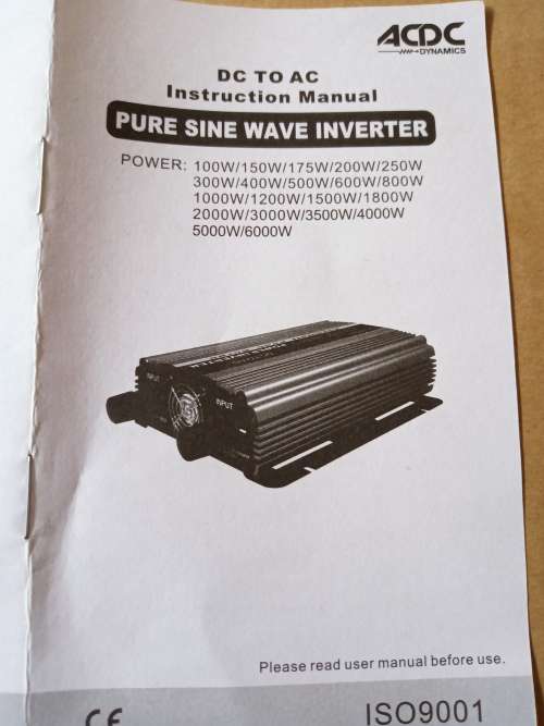 Inverter DC AC power 3000W