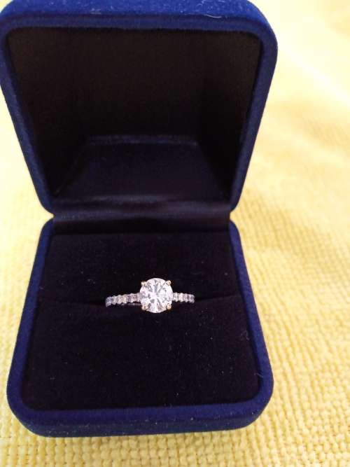 Diamond ring of an exceptional size and quality