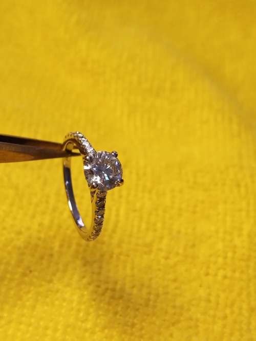Diamond ring of an exceptional size and quality