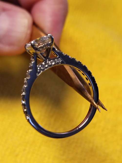 Diamond ring of an exceptional size and quality