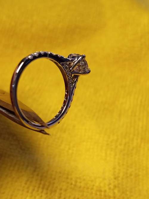 Diamond ring of an exceptional size and quality