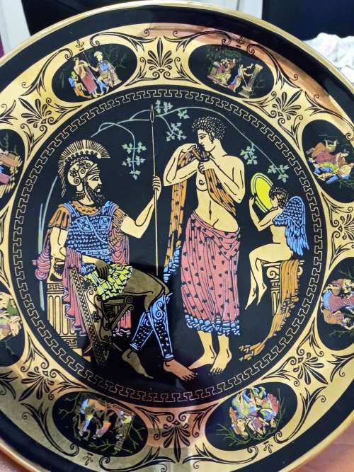 Plate Decorative 24ct gold plated