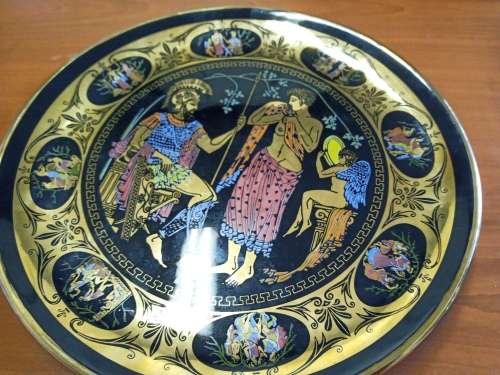 Plate Decorative 24ct gold plated