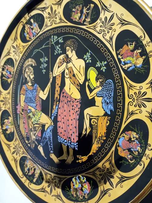 Plate Decorative 24ct gold plated
