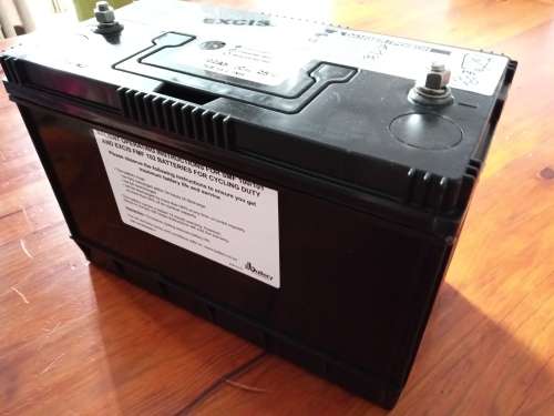 Excis 102 AH 12V Stud Terminal Lead Calcium battery Sealed Maintenance Free