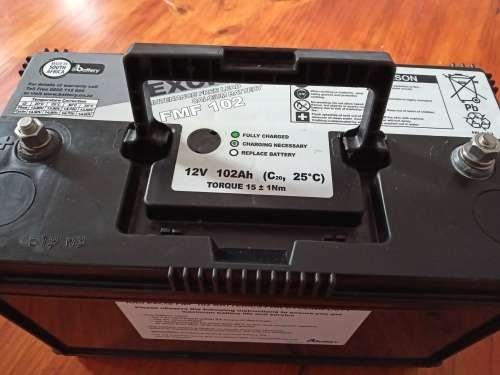 Excis 102 AH 12V Stud Terminal Lead Calcium battery Sealed Maintenance Free