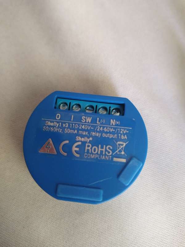 Shelly 1 wifi smart switch 16A