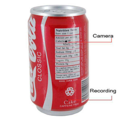 SPY - COKE CAN CAMERA