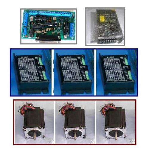 3 axis Stepper motor cnc kit