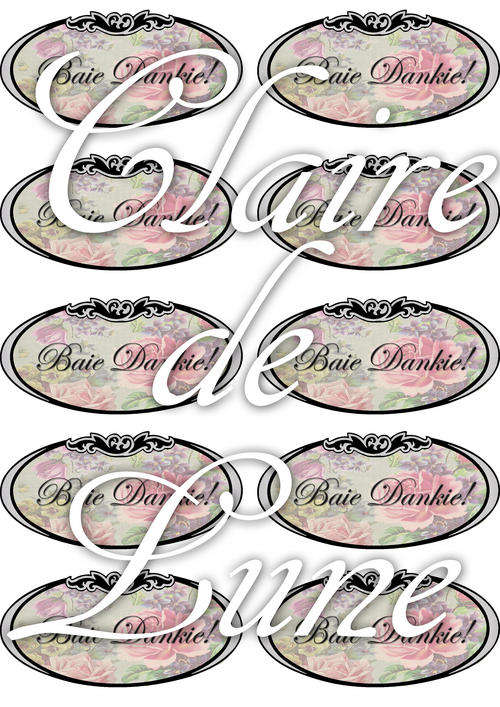 Tags - Victorian Afr x 10 - Baie Dankie - Free Shipping!