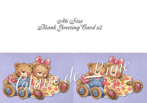 Print Cut Fold Greeting Cards and Receive Free Envelope Template - No Shipping