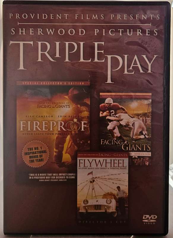 Triple Play Fireproof/Facing the Giants/Flywheel DVD