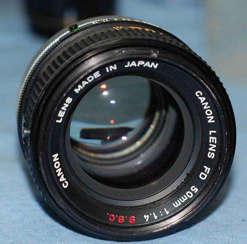Canon FD 50mm f1.4 SSC Lens