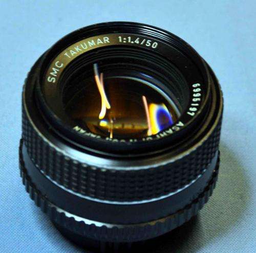 Pentax SMC Takumar 50mm F1.4 lens + Free Adapter