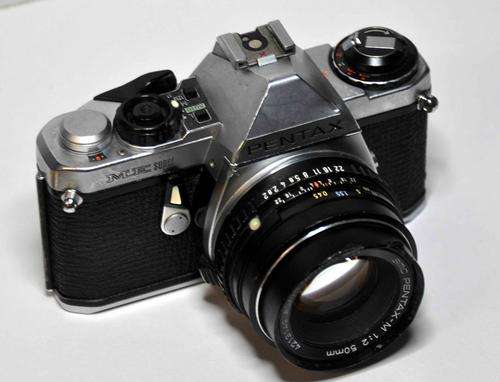 Clunker Pentax ME Super with SMC 50mm F2.0 lens