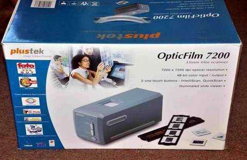 Plustek Opticfilm 7200 Scanner for 35mm digitising - 7200 dpi