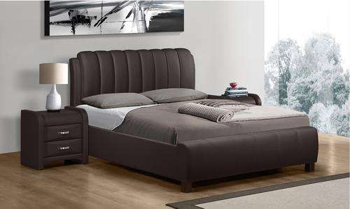 Hayden sleigh bed brown