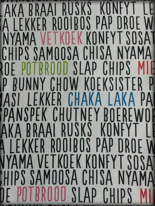 Tablecloth Afrikaans Wording (140 cm x 218 cm)